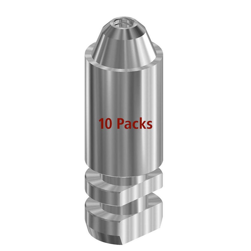 Multi-Unit Abutment Compatible: Analog 10-Pack