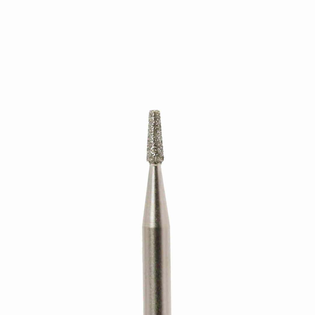 A diamond rotary bur on a white background.