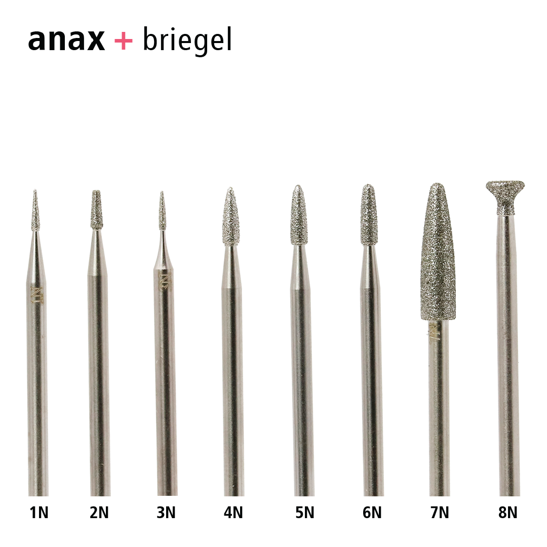 Odanaka Premium Sintered Diamond Burs: Full Set