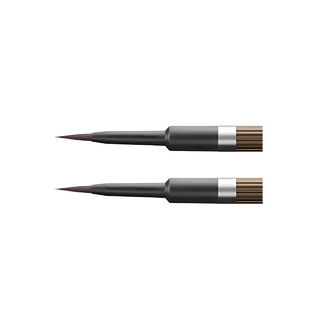 Two replacement brush tips for the Smile Line Nera Brush #4 on a white background.