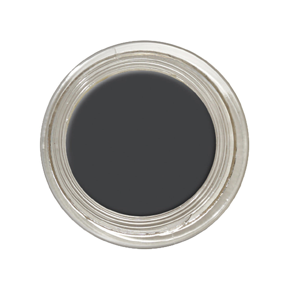 Open jar of Soprano Flu-Stain Black.