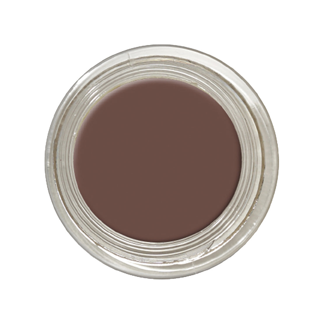 Open jar of Soprano Flu-Stain Brown.