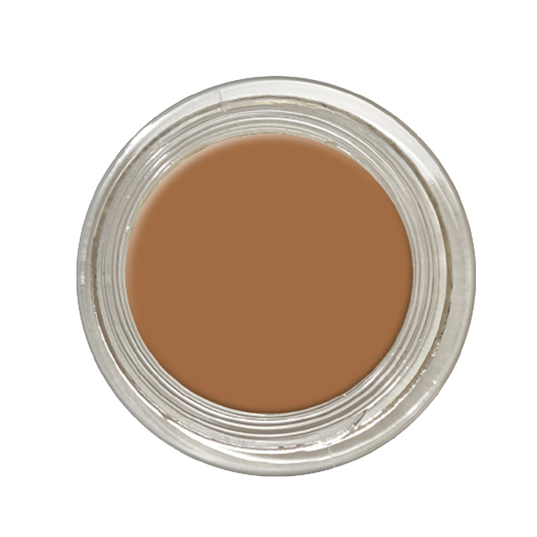 Open jar of Soprano Flu-Stain Intense-Orange.