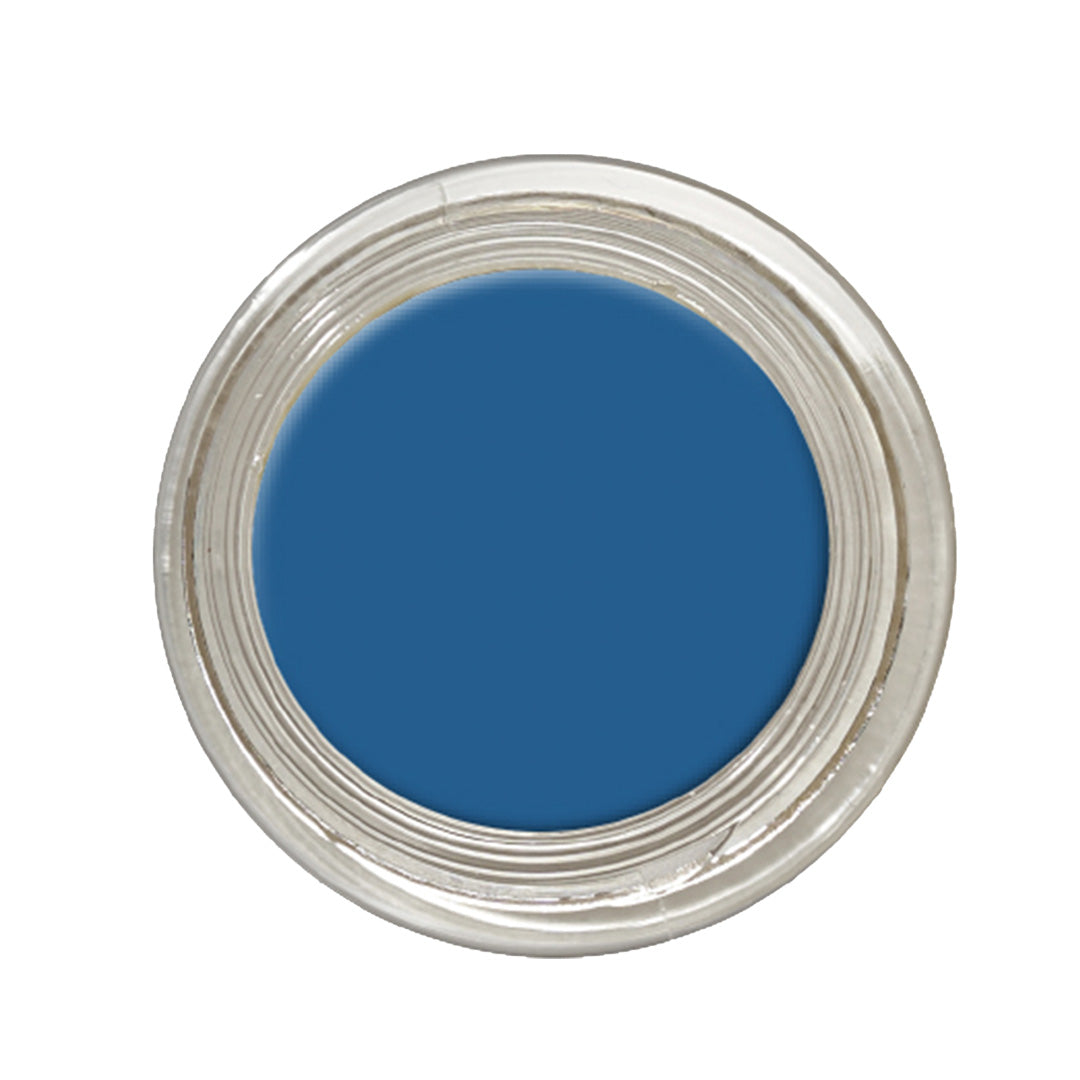 Open jar of Soprano Flu-Stain Navy-Blue.