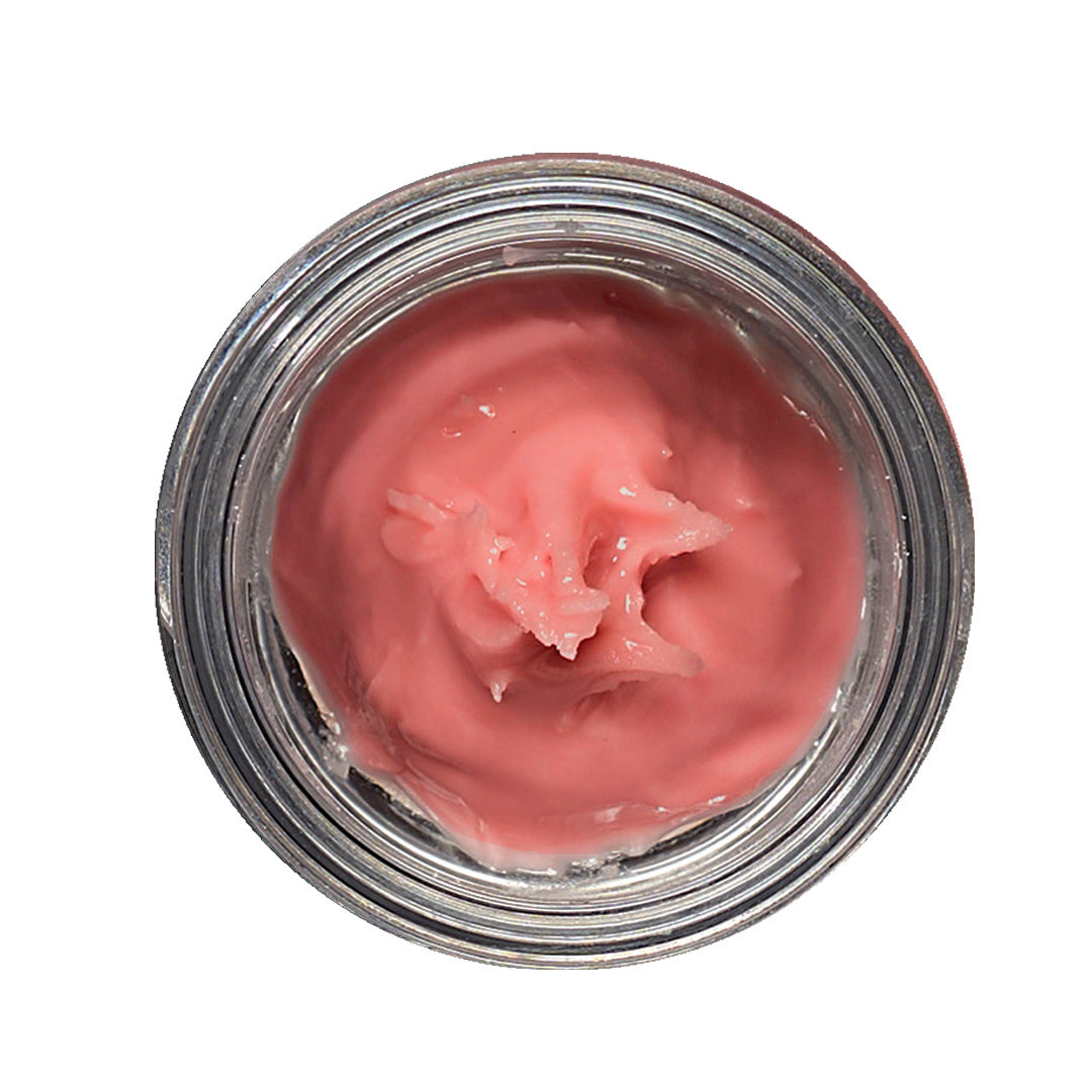 Open jar of Soprano Surface Gingiva Dark-Intense.