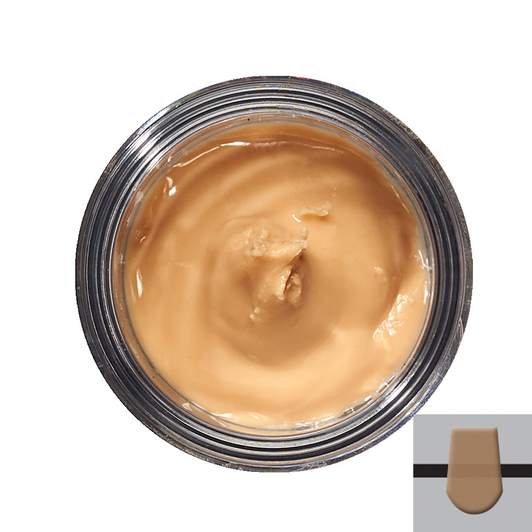 Open jar of Soprano Surface Mamelon Salmon.
