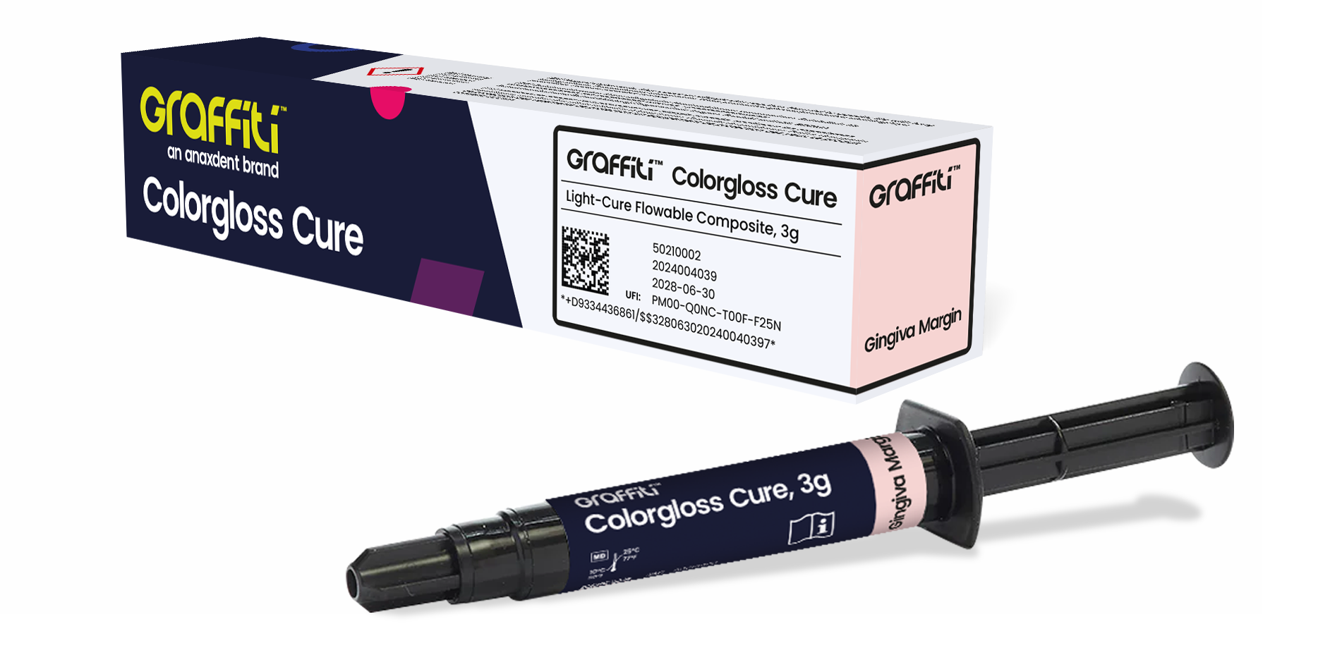 Graffiti Colorgloss Cure Syringe and Box Rev 1
